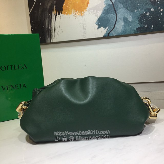 Bottega veneta高端女包 98078 寶緹嘉The pouch手拿肩背包 BV經典款鏈雲條朵包  gxz1292